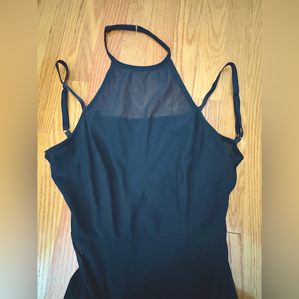 Evil Twin Sheer Halter-Tank Midi Dress